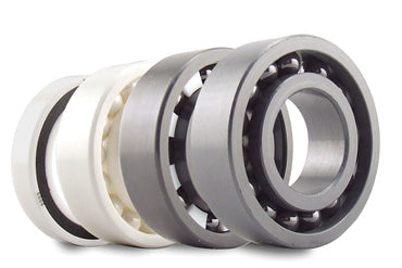 Ceramic racing wheel bearings