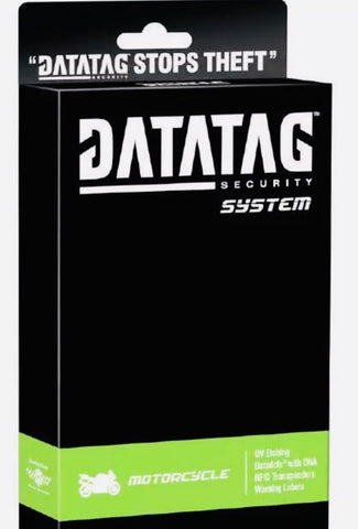 Datatag motorcycle security system