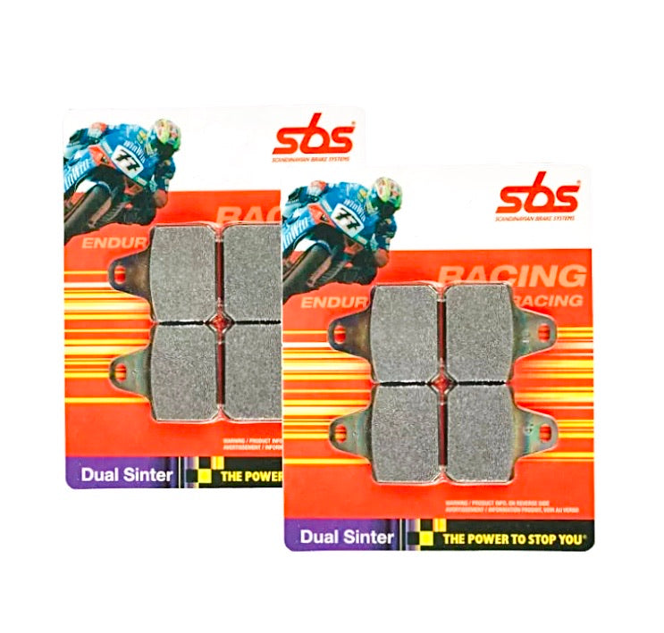SBS Dual sintered race brake pads