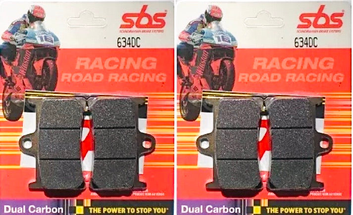 SBS Dual Carbon race brake pads